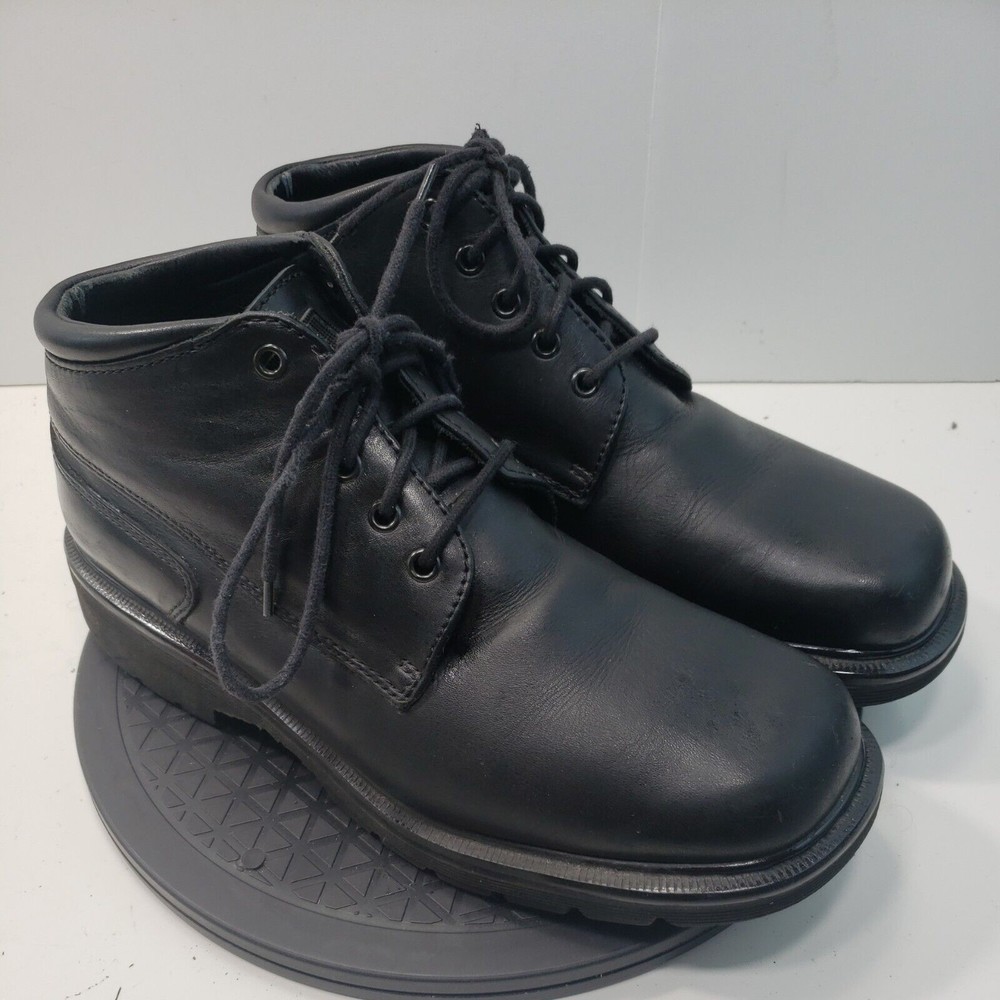 Vintage Dr. Martens Black Leather Chukka Ankle Boots 9286 Size 11 Lace-up MIE